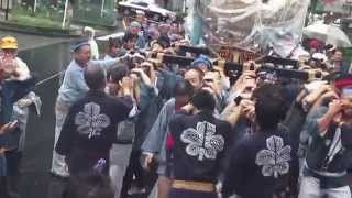 平成27年 日暮里 諏訪神社  大祭  中央町會神輿渡御 。