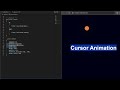 Create Awesome Cursor Animations with HTML & CSS | Step-by-Step Tutorial 🎨