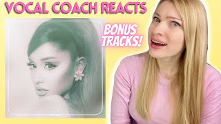 Vocal Coach & Musician Reacts: ARIANA GRANDE 'Positions' Bonus Songs! Discussion/Analysis