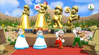 Step It Up | Mario Party 9 - Peach Vs Daisy Vs Mario Vs Luigi (Ice And Fire)
