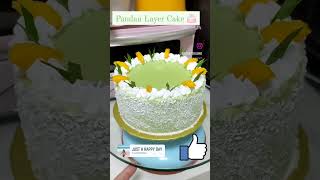 #PandanLayerCake  #chiffoncake #cake #pandanlovers #pandanleaves