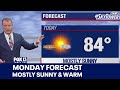 Tampa weather | Mostly sunny & warm