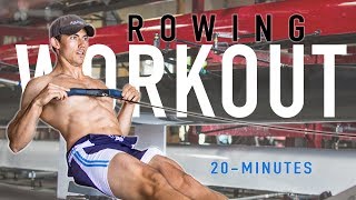 20 Minute Rowing Workout - Watch and Follow