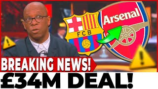 🚨BREAKING! ARTETA CONFIRMS £34 MILLION OFFER! AND IAN WRIGHT DROPS A BOMBSHELL ABOUT NEW STRIKER!