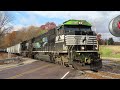 Norfolk Southern D49 Near Crandall, IL - Oct. 31, 2024