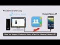 How to Import Contacts from vCard to Huawei Nexus 6P, VCF Files to Nexus 6P