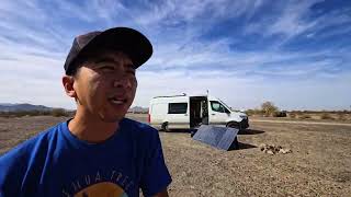 Day in the Life Boondocking in Quartzsite AZ | A Van Life Family Vlog