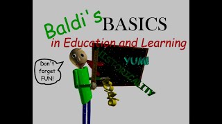 Playing Baldi's Basics Live