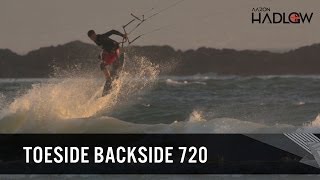 Aaron Hadlow  - Toeside Backside 720 - Kiteboarding