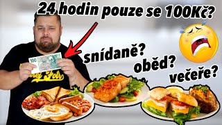 Přežiju 24 HODIN pouze se 100KČ? Je to vůbec možné? VLOG