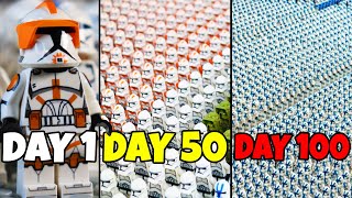 I Built a New LEGO CLONE ARMY in 100 DAYS...