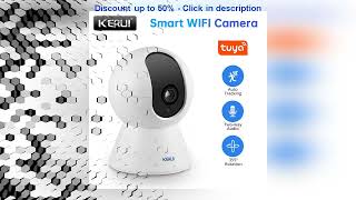 KERUI HD 5MP 3MP 1080P Tuya App Indoor Camera Mini Size WiFi IP Camera Home Security WIFI Surveill