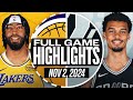 LAKERS vs SPURS FULL GAME HIGHLIGHTS NOVEMBER 2, 2024 NBA FULL GAME HIGHLIGHTS TODAY 2K25