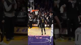 NBA LIVE BASKETBALL | NICE PASS FROM LEBRON TO DAVIS #shorts #nba #basketball #nba2k24 #newtoyou