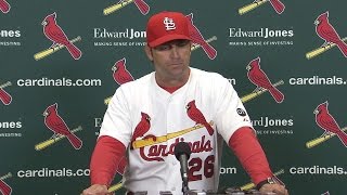 SF@STL: Matheny on Molina and Garcia in 4-3 win