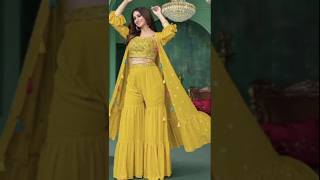 Beautiful Latest sharara।how to sharara suit।fancy design sharara suit।#shortsvideo #viralvideo #yt