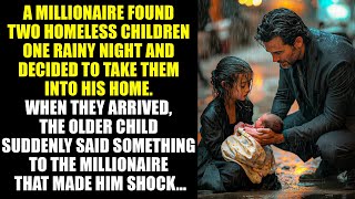 A MILLIONAIRE finds A GIRL WITH A BABY in the rain and takes them home. Then, something strange...