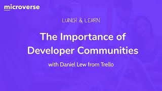 The Importance of Developer Communities | Microverse