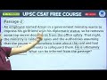 upsc csat english 2025 topic wise question breakdown u0026 exam difficulty analysis civilstap ias