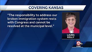 Kansas Gov. Laura Kelly signs ban on so-called 'sanctuary cities' into law