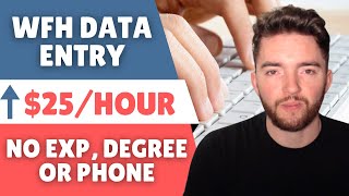 6 Easiest Remote Data Entry Jobs at Home No Phone No Experience Full/Part-Time Hiring