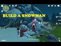 Let's build a snowman on Dragonspine