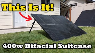 I Built the Ultimate 400W Bifacial DIY Solar Suitcase! You Can Too!