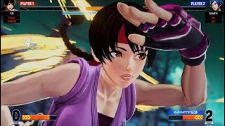 KOF15　ユリ　速すぎる10Hit5割コンボ　最後は逆転極限流瞬獄コンボ