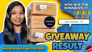 GIVEAWAY RESULT 💥💥 Smytten products worth Rs.9000/- 🤑 | Malayalam | #smytten #giveaway @sanvlogzz