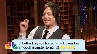 Norman Reedus (Daryl from The Walking Dead) Reads Romantic Texts ­Messages