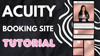 ACUITY SCHEDULING |HOW TO CREATE YOUR BOOKING SITE: Part 1| DIY SITE DESIGN IN CANVA