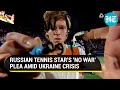 'No War Please': Russian tennis star’s plea written on LIVE TV camera goes viral I Ukraine War