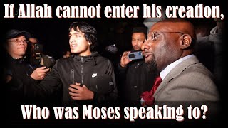 If Allah cannot enter his creation, who was Moses speaking to? Orlando vs Muslim