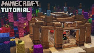 Minecraft: Underwater Survival Base Tutorial (How to Build)