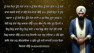 ਤੂੰ ਮੇਰਾ ਪਿਤਾ ਤੂੰਹੈ ਮੇਰਾ ਮਾਤਾ ॥ #sikh #kirtan #religion #shabad #gurbani #waheguru #bani #viral #rak