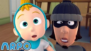 Arpo VS Thief | Baby Daniel and ARPO The Robot | Funny Cartoons for Kids