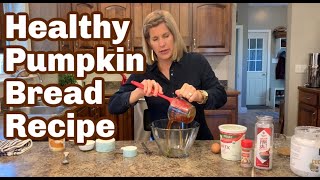 Healthy Pumpkin Bread Recipe/ One Bowl Recipe
