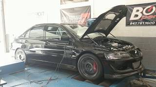 Ben's 670 WHP Evo - 160 MPH 4th Gear Dyno Pull - Boostin Performance Tuned - AEM Infinity