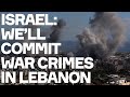 Israel TRASHES Lebanon 'Ceasefire' And Promises War Crimes