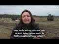 ukrainian military trains with leopard 2 tanks in poland voa news