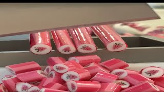 Amazing Handmade Candy Making (Strawberry Candy)  - Korean Street Food