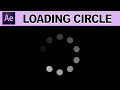 How to Create Loading Circle Animation - Adobe After Effects Tutorial