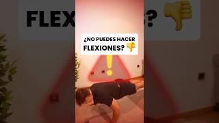 Cómo ganar FUERZA para FLEXIONES en principiantes desde casa💪