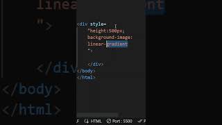How to develop linear gradient using CSS? #shorts #css #webdeveloper