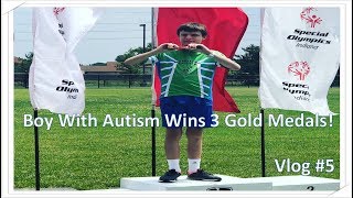 Special Olympics Cycling With Ambucs Amtryke! | Boy With Autism Wins 3 Gold Medals! | AutismSuperBoy