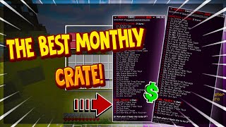 THE EXTREME MONTHLY CRATE! (Minecraft Factions)