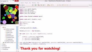 Basic Java - Using random for drawing ovals