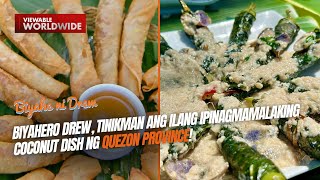 Biyahero Drew, tinikman ang ilang ipinagmamalaking coconut dish ng Quezon Province | Biyahe Ni Drew