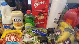 Asda and Aldi Grocery Haul,  UK including Prices.