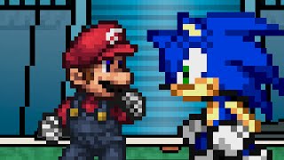 Super Smash Flash 2 V0.9b - Mario vs Sonic (OLD)